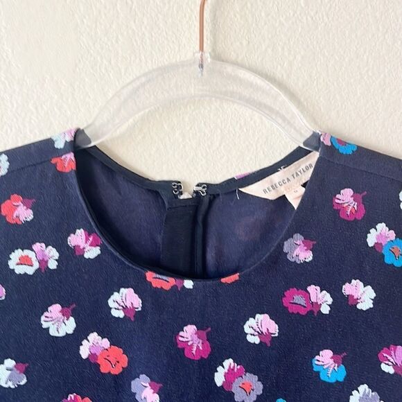 Rebecca Taylor Floral Trendy Cropped Tank Top - Picture 2 of 6